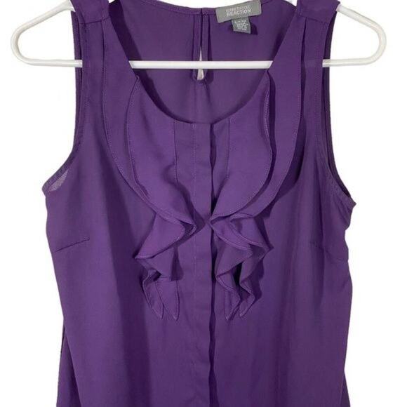 Kenneth Cole Reaction Purple Tank Top Size Small/P - Picture 2 of 6